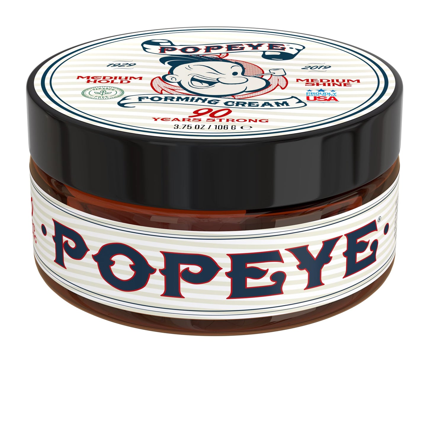 Razor MD Popeye Shaving Co Hair Styling Forming Cream for Men, Medium Hold and Medium Shine Styling Cream, Men's Hair Grooming Products for Short Beauty & Personal Care Razor MD