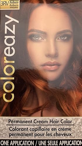 Color Eazy Permanent Cream Hair Color - Medium Auburn Beauty & Personal Care Coloreazy