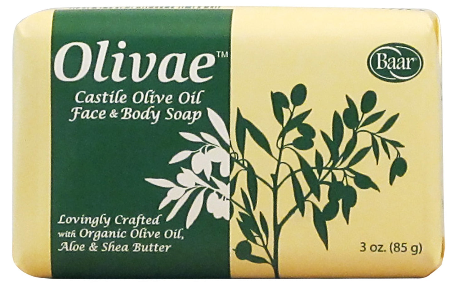 Olivae Castile Bar Soap, 3 Bar Set Beauty & Personal Care Baar