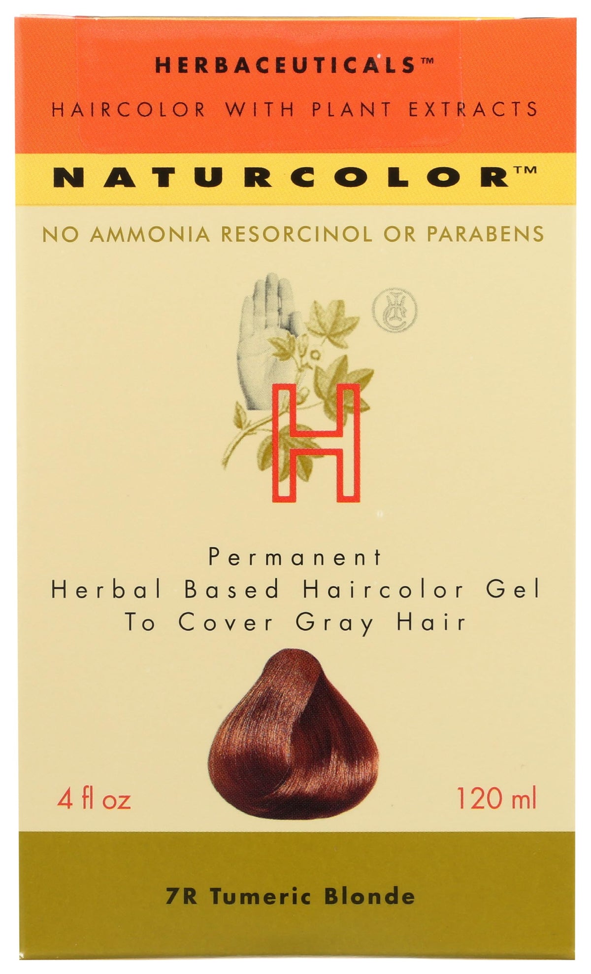naturcolor Haircolor - Turmeric Blonde Hair Dye, 4 Fl Oz (7R) Beauty & Personal Care naturcolor