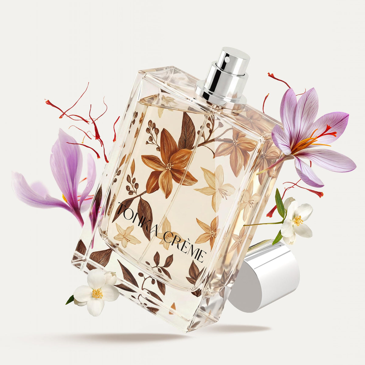 Kumbra With Love Tonka Crème Eau de Parfum 100ML - Gourmand Perfume For Women - Long-Lasting Scent with Jasmine, Vanilla, Saffron & Amberwood - Vegan