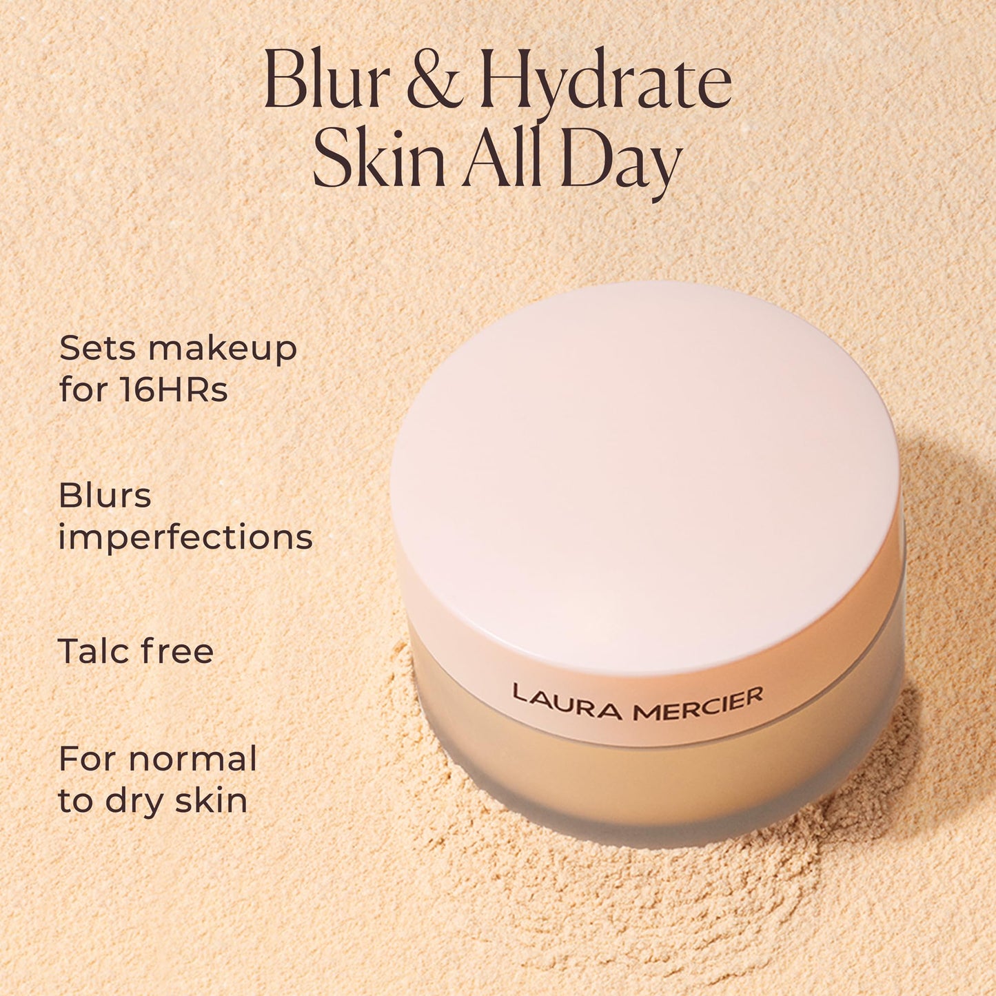 Laura Mercier Translucent Loose Talc-Free Setting Powder Ultra-Blur, Fair to Medium Skin Tones, Translucent Beauty & Personal Care Laura Mercier