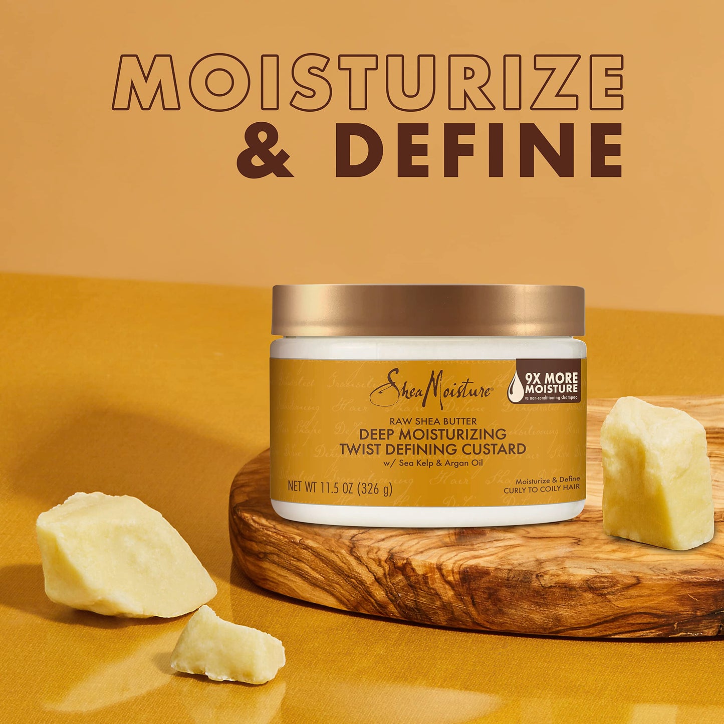 SheaMoisture Raw Shea Butter Deep Moisturizing Twist Defining Custard To Moisturize and Define Your Curls 11.5 oz Beauty & Personal Care SheaMoisture