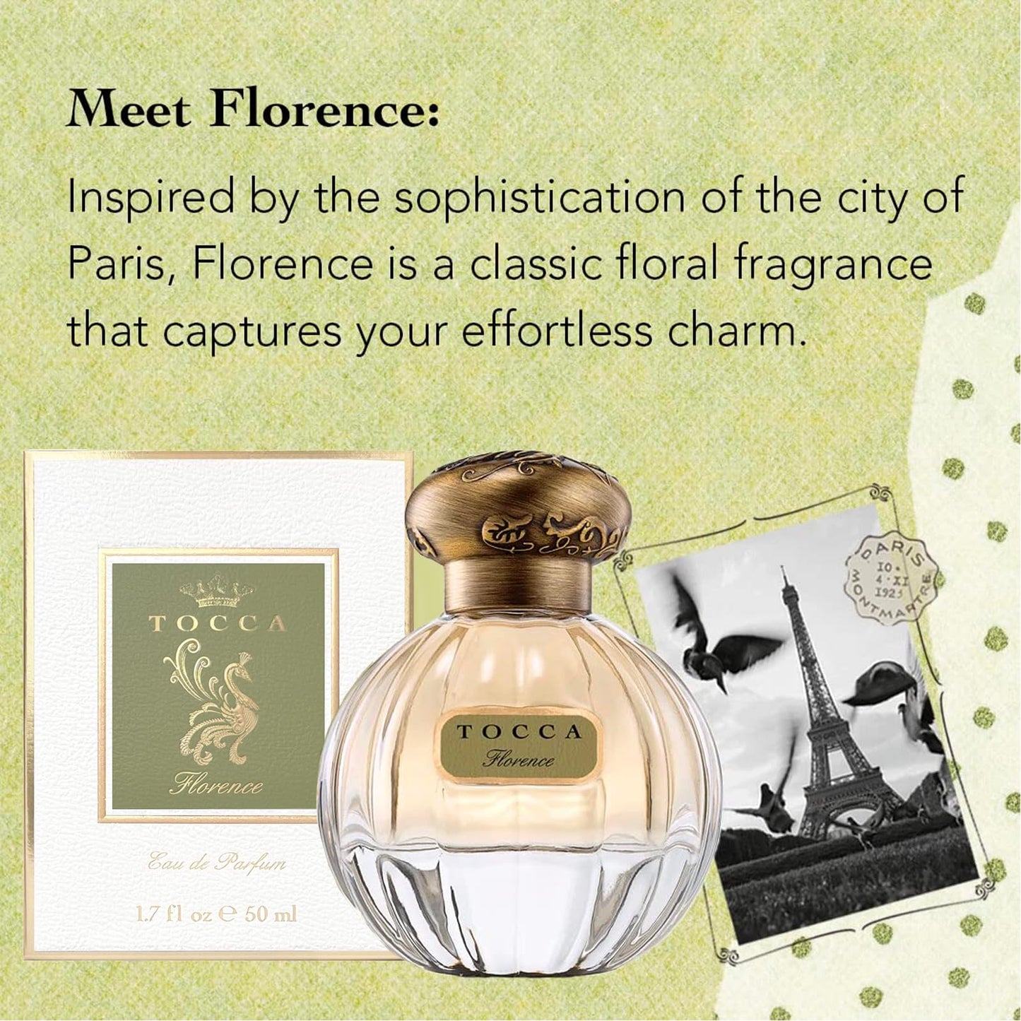 TOCCA Eau de Parfum Florence 1.7 oz Beauty & Personal Care Tocca