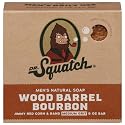 Dr. Squatch All Natural Bar Soap for Men with Medium Grit, Wood Barrel Bourbon 5 Ounce (Pack of 1) Beauty & Personal Care Dr. Squatch