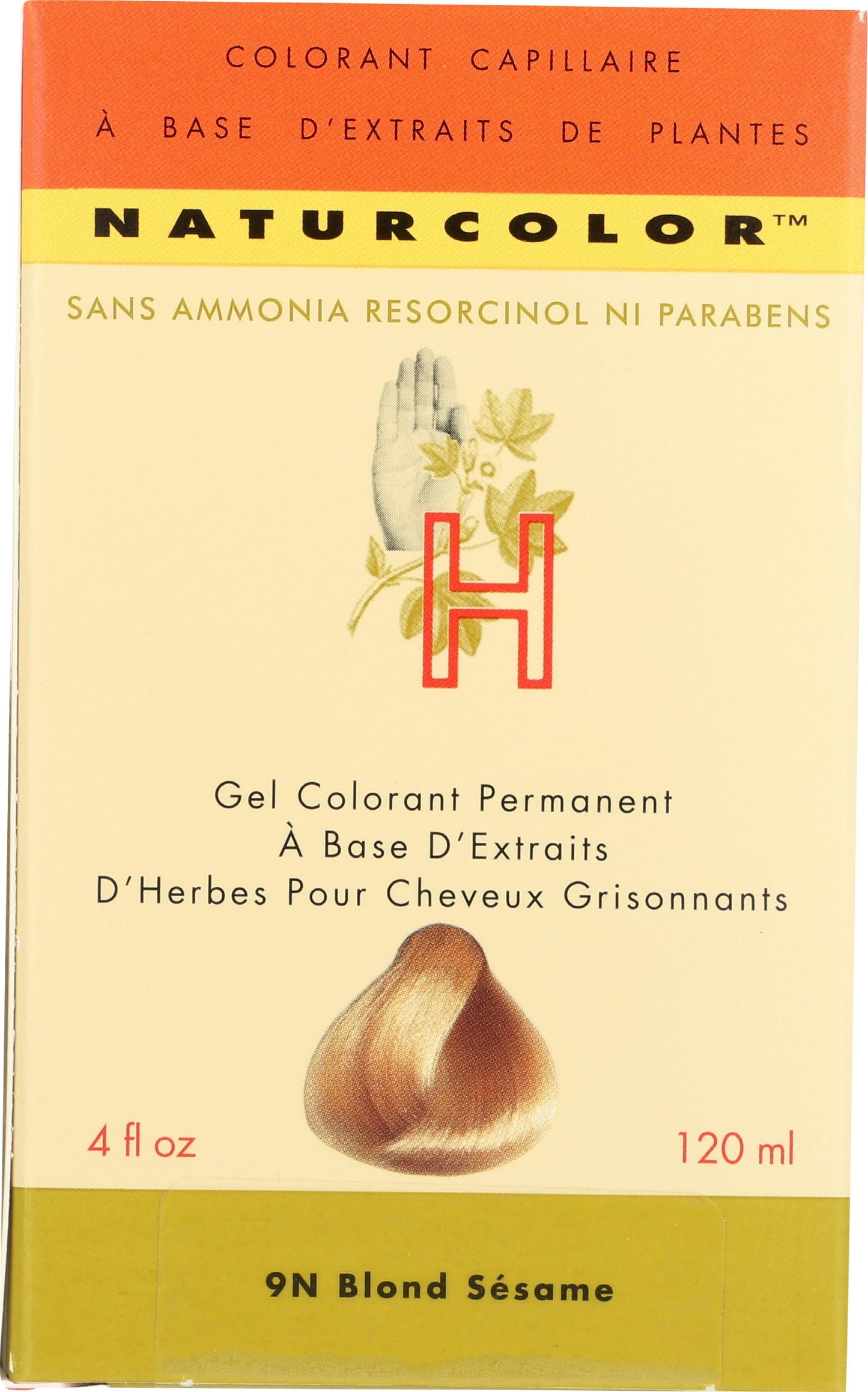 naturcolor Haircolor - Sesame Blonde Hair Dye, 4 Fl Oz (9N) Beauty & Personal Care naturcolor