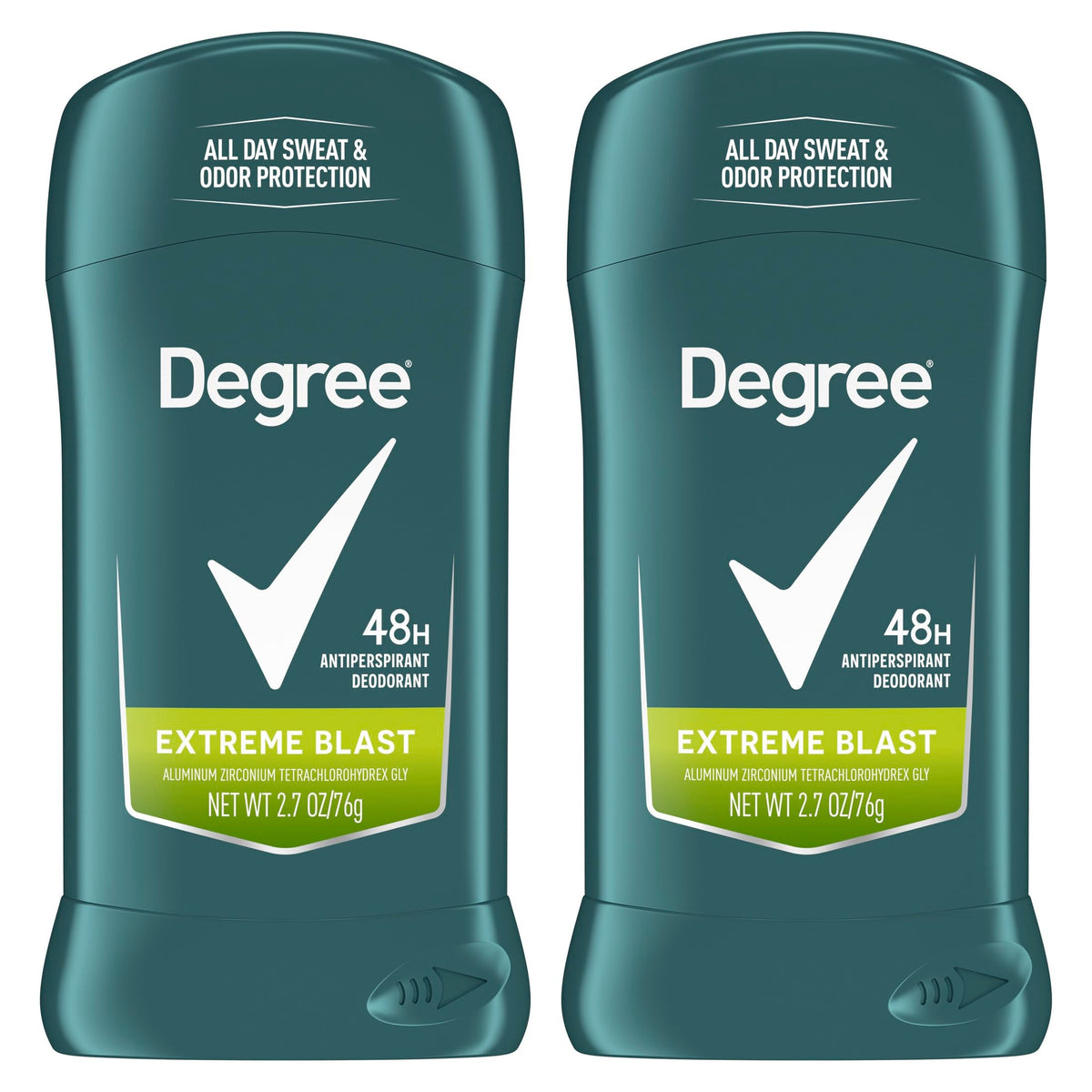 Degree Men Original Protection Antiperspirant Deodorant Extreme Blast Twin Pack 48-Hour Sweat and Odor Protection Antiperspirant For Men 2.7 oz Beauty and Personal Care Degree