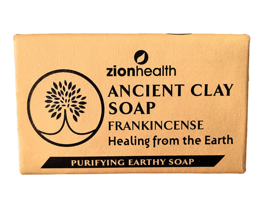 Zion Health Clay Soap Frankincense 6 oz Bar Soap Beauty & Personal Care Zion Health