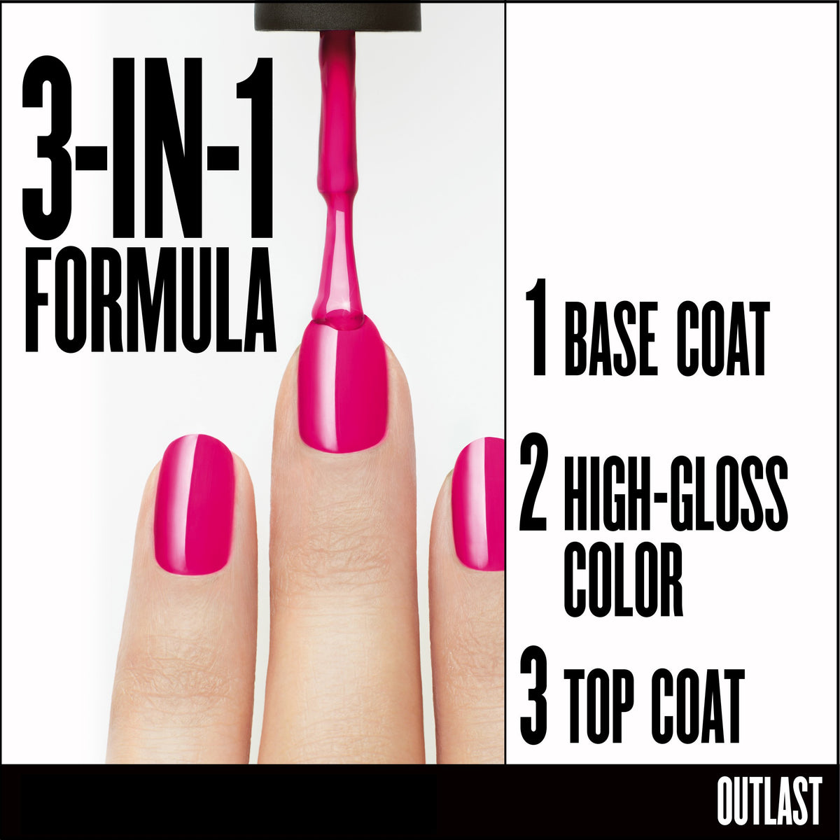 COVERGIRL Outlast Stay Brilliant Nail Gloss Diva After Dark 330, .37 oz