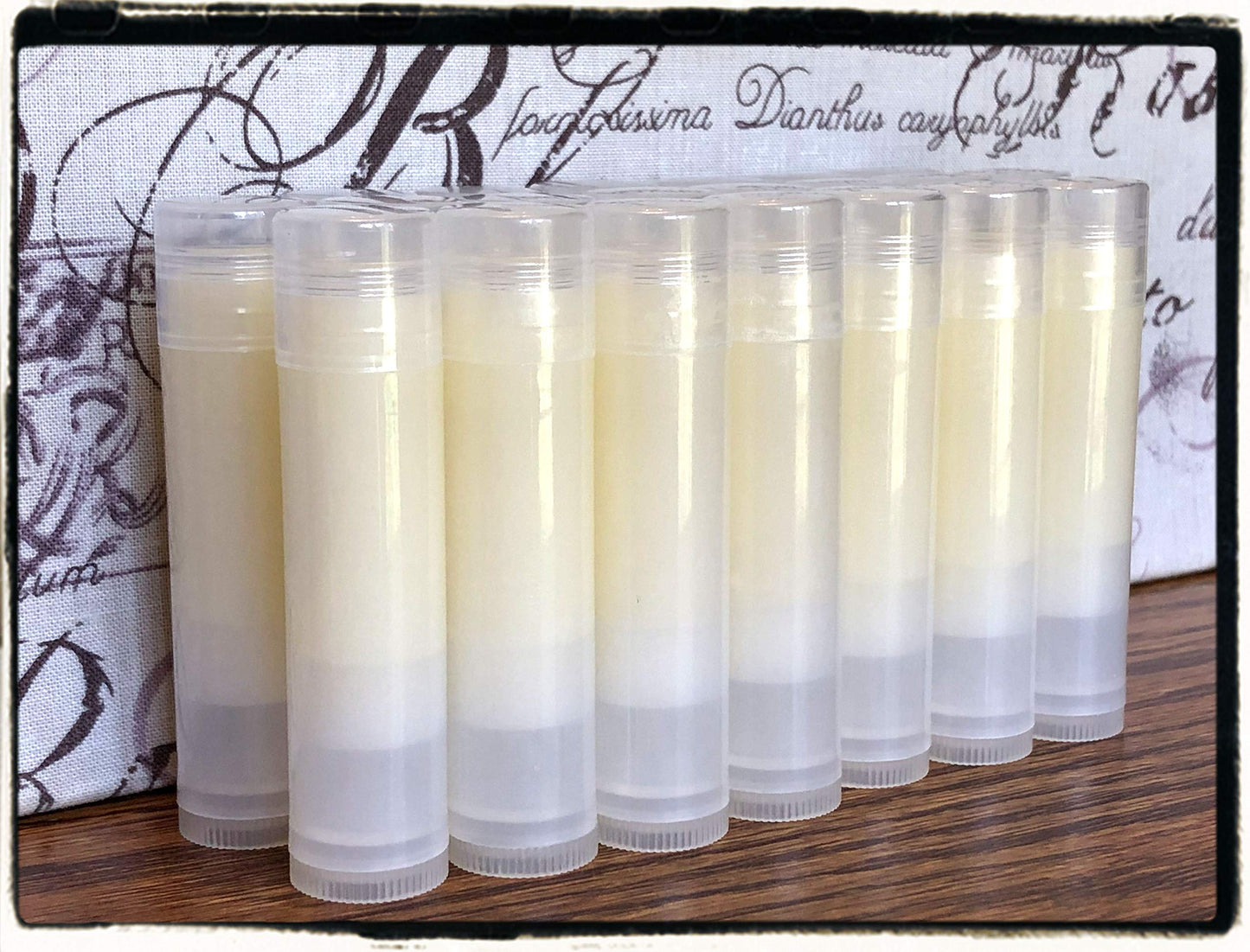 WHOLESALE Handmade Vanilla Flavored Lip Balms Without Labels for DIY Favors or Resale (90) Beauty and Personal Care Red Barn Farm of Maine
