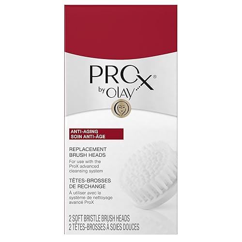 Olay ProX Face Brush Advanced Facial Cleansing System Replacement Brush Heads, 2 Count Beauty & Personal Care Olay