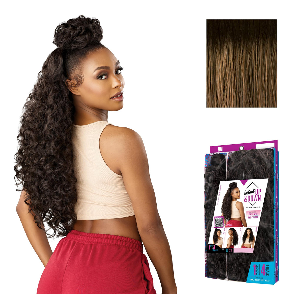 Sensationnel Instant Updown Halfwig Pony-Iud 23, TH2/27
