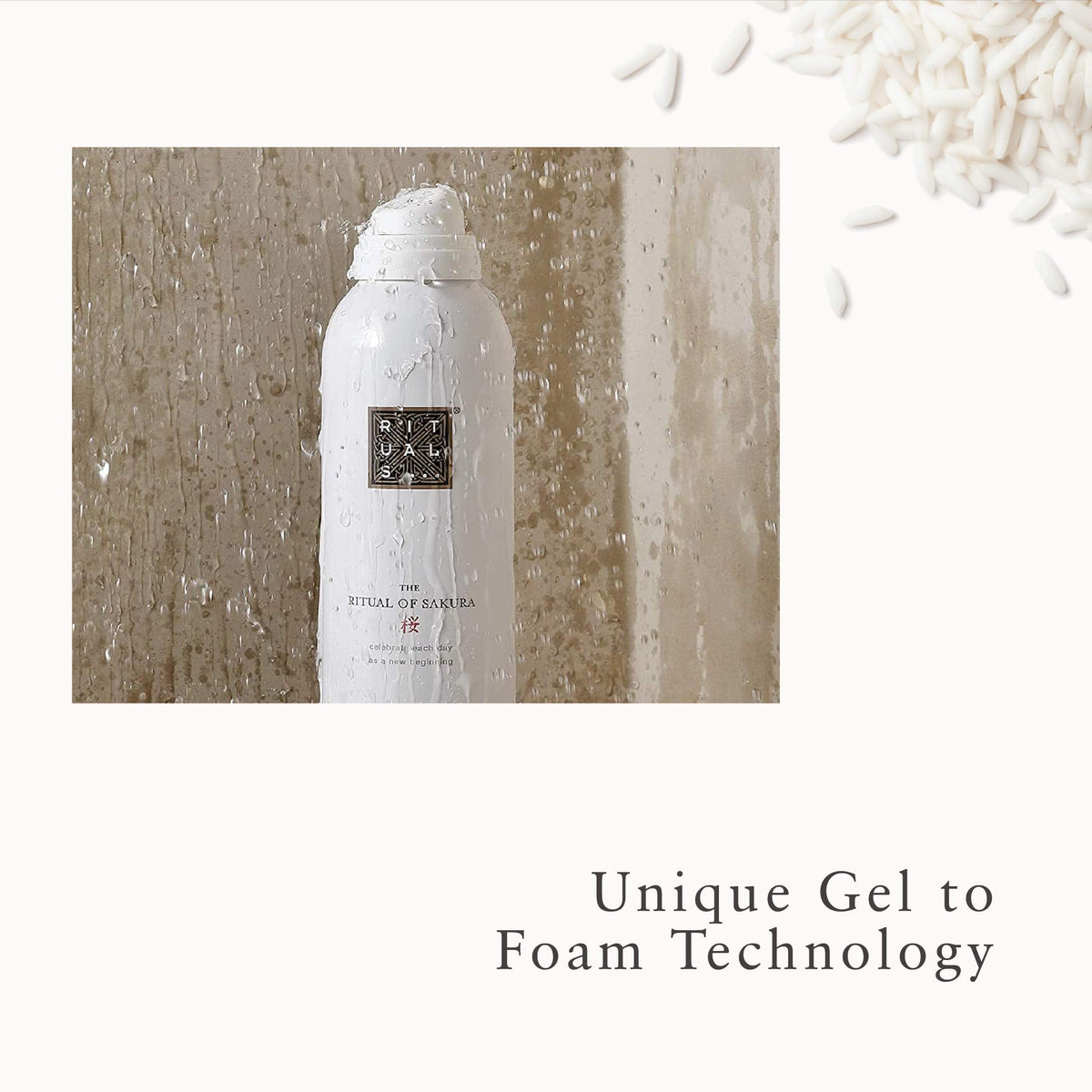 RITUALS The Ritual of Sakura Foaming Shower Gel Cherry Blossom, 6.7 Fl Oz Beauty & Personal Care RITUALS