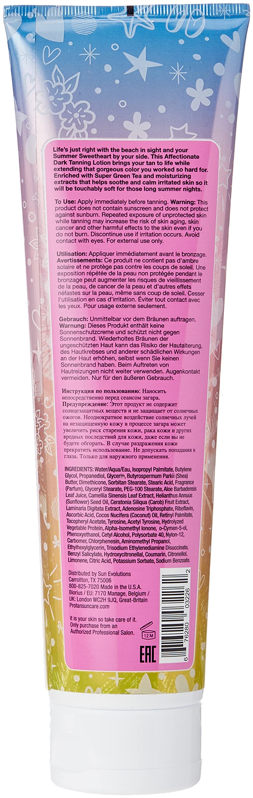 Pro Tan Summer Sweetheart, 280 ml Beauty & Personal Care Pro Tan