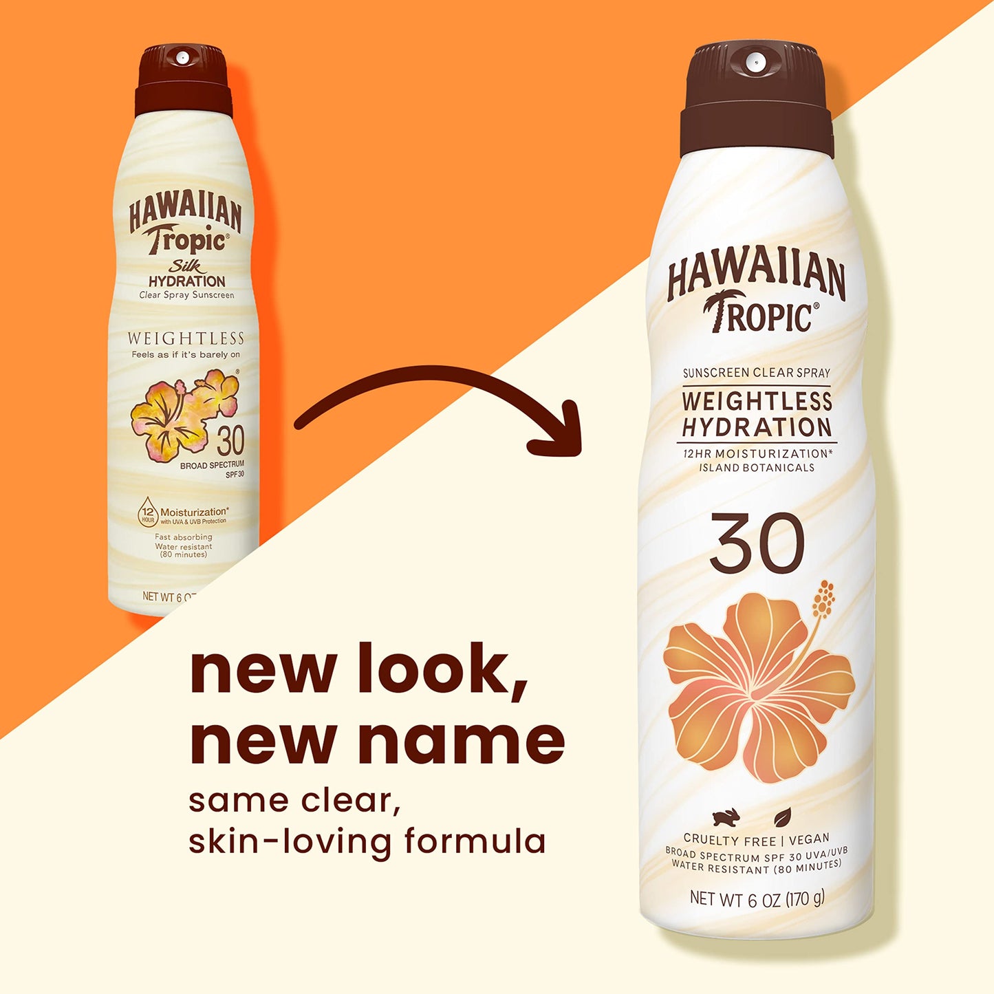 Hawaiian Tropic Sunscreen Silk Hydration Moisturizing Broad Spectrum Sun Care Sunscreen Spray - SPF 30, 6 Ounce Beauty & Personal Care Hawaiian Tropic
