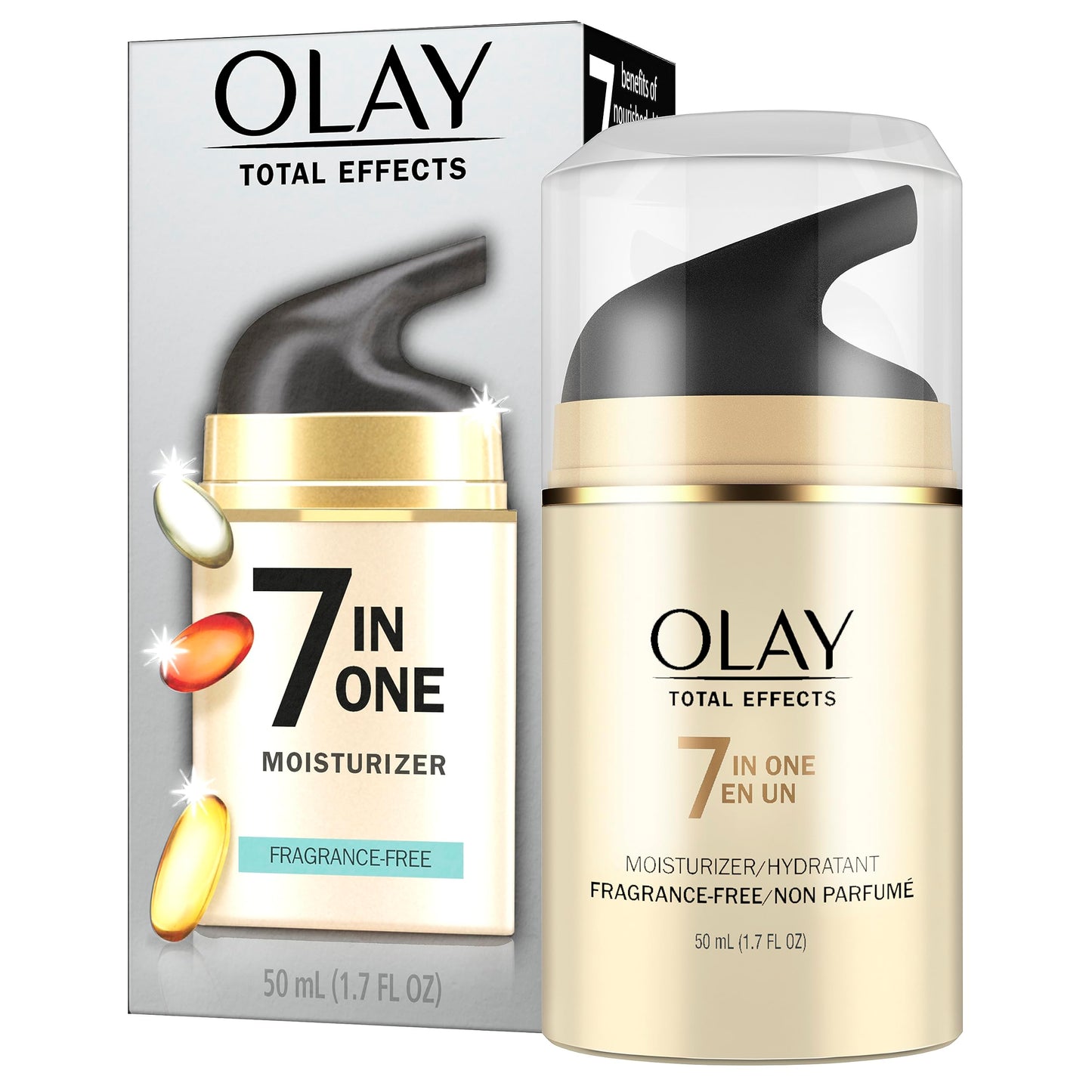 Olay Total Effects Face Moisturizer, Fragrance-Free, 1.7 fl oz Beauty & Personal Care Olay