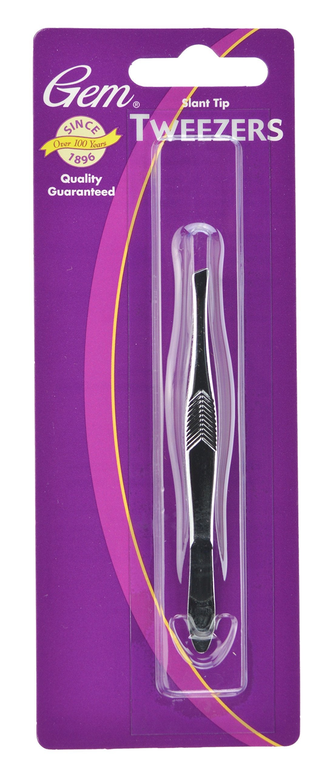 Gem Slant Tip Tweezers Beauty & Personal Care GREAT LAKES WHOLESALE