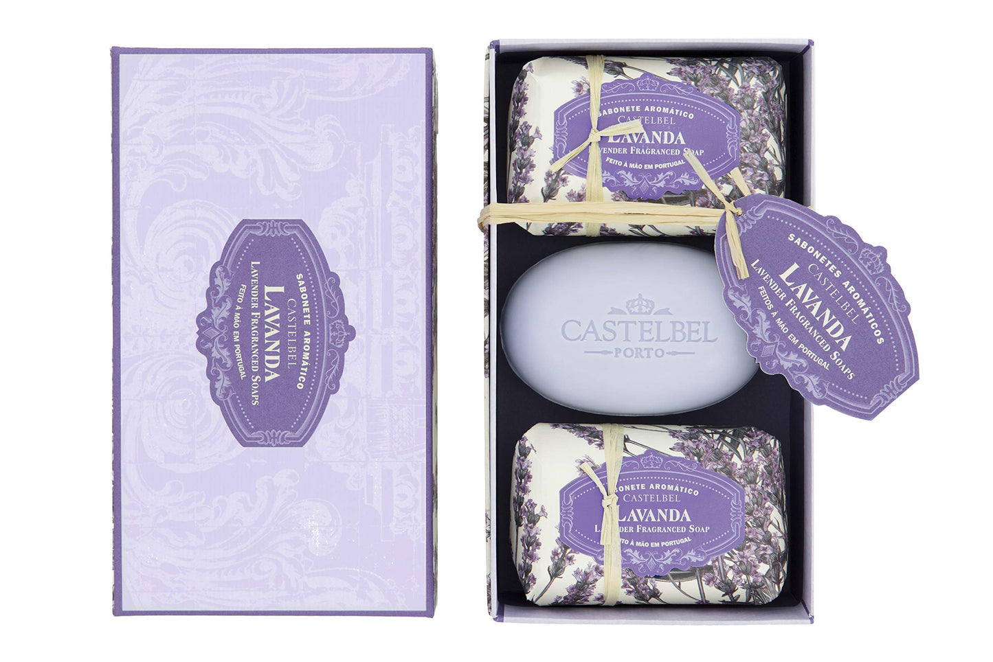 Castelbel Gift Boxed Set of 3 Soaps, 3 x 150 gr or 5.3 oz Beauty & Personal Care Castelbel