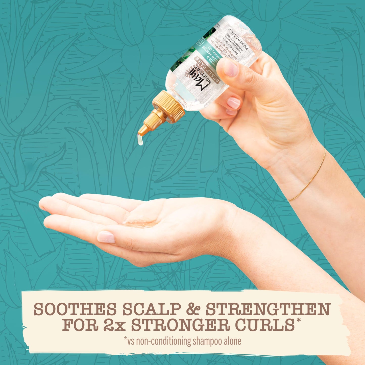 Maui Moisture Scalp Care Soothe & Strengthen Hair Serum with Rosemary Oil, Curly Hair Serum With Aloe Vera Helps Prevent Scalp Dryness & Strengthen Beauty & Personal Care Maui Moisture