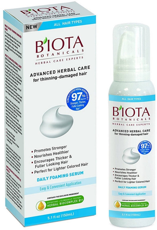 Biota Botanicals Advanced Herbal Care Daily Foaming Serum, 5.1 Fl. Oz Beauty & Personal Care Biota