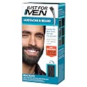 Just For Men Mustache & Beard multiple uses Beard Dye for Men with Brush Included, With Keratin Biotin Aloe and Coconut Oil for Healthy Facial Hair Beauty & Personal Care Just for Men