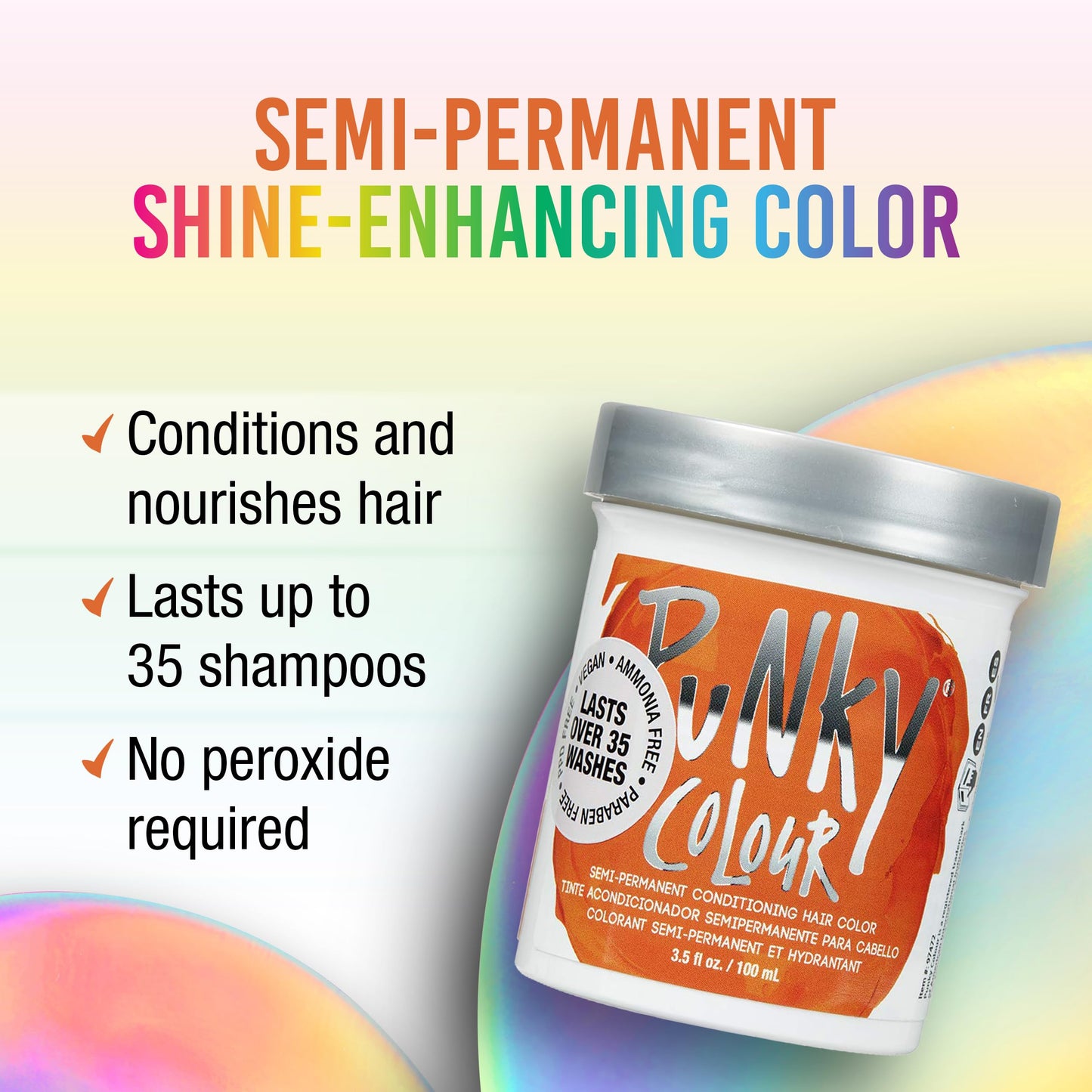 Punky Flame Semi Permanent Hair Color - Vegan & Cruelty-Free Conditioning Hair Dye, Lasts Up to 35 Washes, 3.5 fl oz Beauty & Personal Care Punky