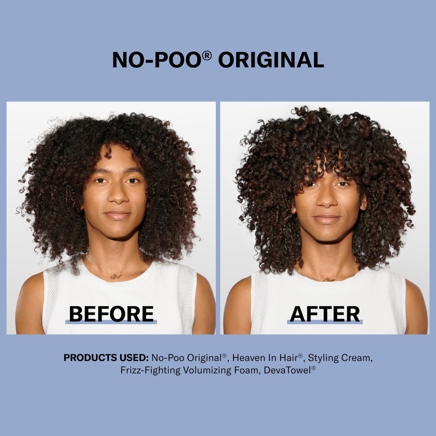DevaCurl No-Poo Original Zero Lather Cleanser for Rich Moisture, Fragrance free and Hypoallergenic Beauty & Personal Care DevaCurl