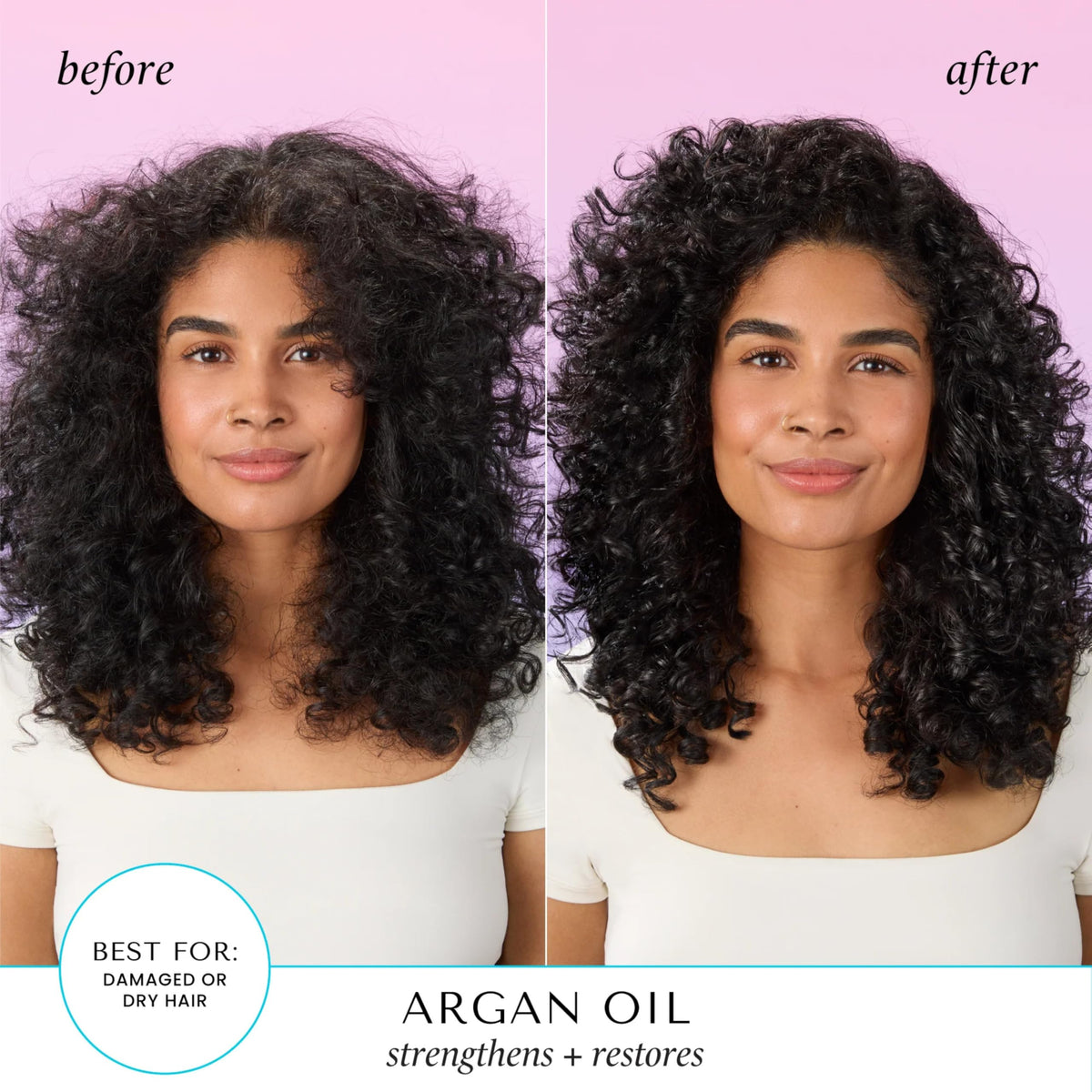 HASK Repair Argan Oil Shine Hair Oil, Pack of 2