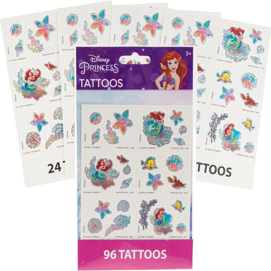 Show-Offs The Little Mermaid Temporary Tattoos - 96 Count