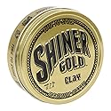 Shiner Gold Clay Pomade | Strong Hold | Matte Finish | Water-based | Coconut Scent, 3.5oz Beauty & Personal Care Shiner Gold Pomade
