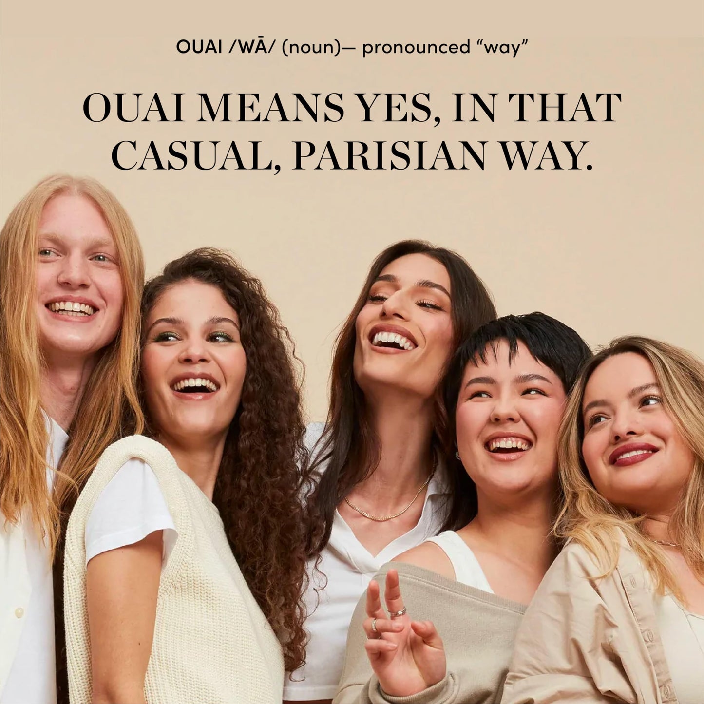 OUAI Air Dry Foam - Hair Mousse for Curly Hair & Beach Waves - Conditioning & Detangling With Kale and Carrot Extract - Paraben, Phthalate and Sulfate Beauty & Personal Care OUAI