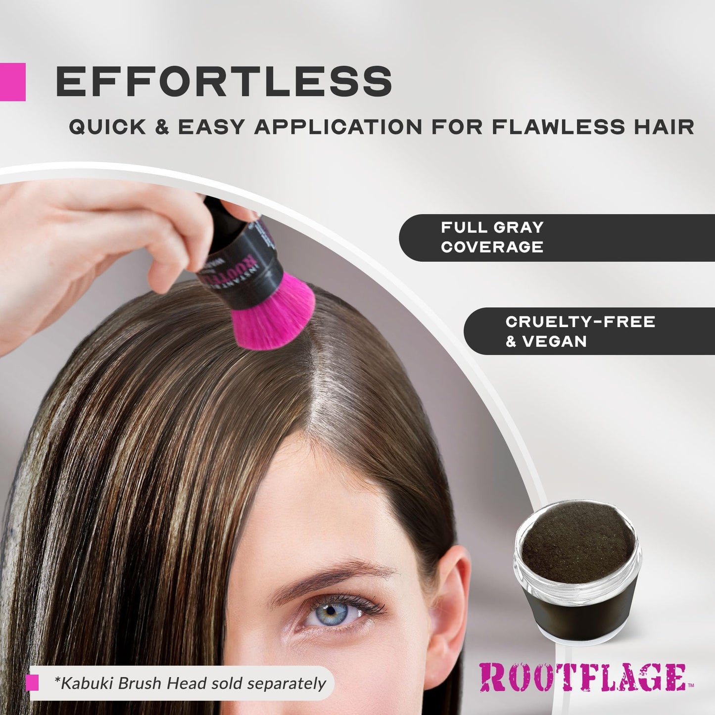 Rootflage Temporary Root Touch Up Refill (08 Brown/Black) Beauty & Personal Care Rootflage