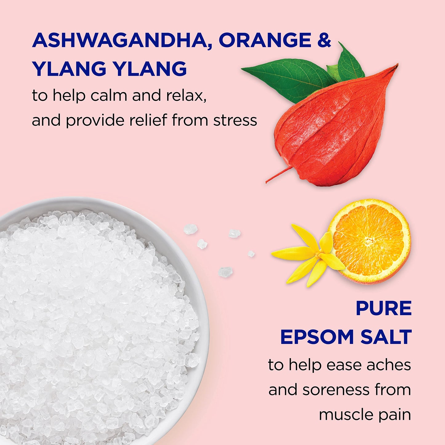 Dr Teal's Foaming Bath with Pure Epsom Salt, Ashwagandha, 34 fl oz (Pack of 4) Beauty and Personal Care Dr Teal's
