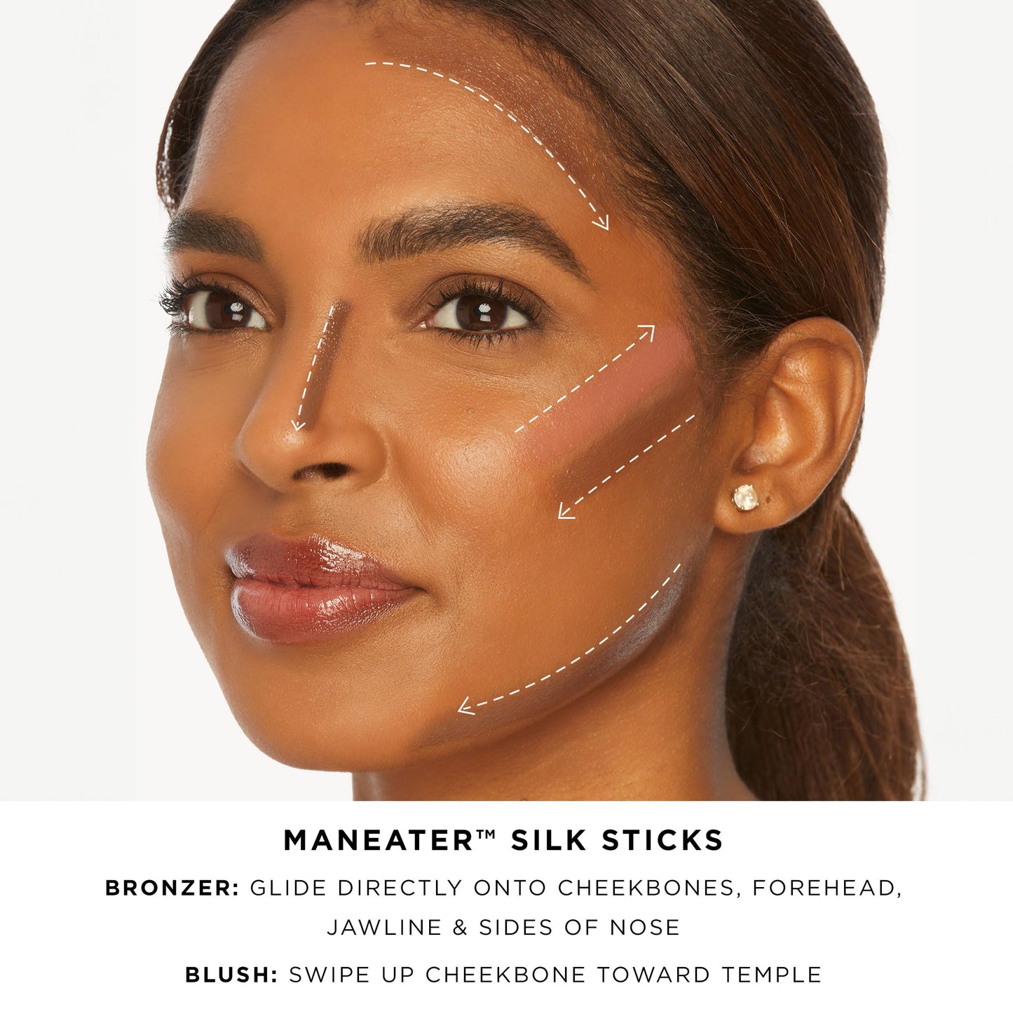 tarte maneater silk stick bronzer - Buildable Lightweight Cream Bronzer, Natural Matte Finish, Vegan & Cruelty-Free, full size, nightfall Beauty & Personal Care tarte