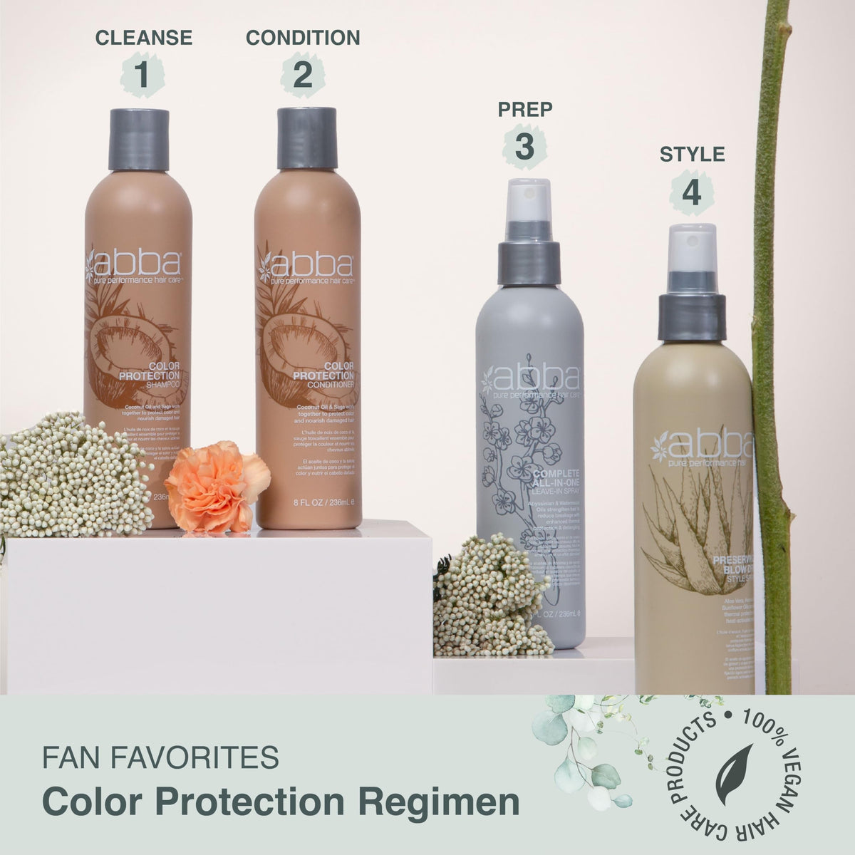 ABBA, Complete AllinOne Leavein Spray, Fresh, Beachy Scent, 8 Fl Oz Beauty & Personal Care ABBA