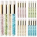 20-Piece Lash Shampoo Brush Set - Eyelash Extension Cleanser, Peel Off Blackhead, Nose Pore Deep Cleaning Brush for Face & Eyelash Beauty & Personal Care Ataqus