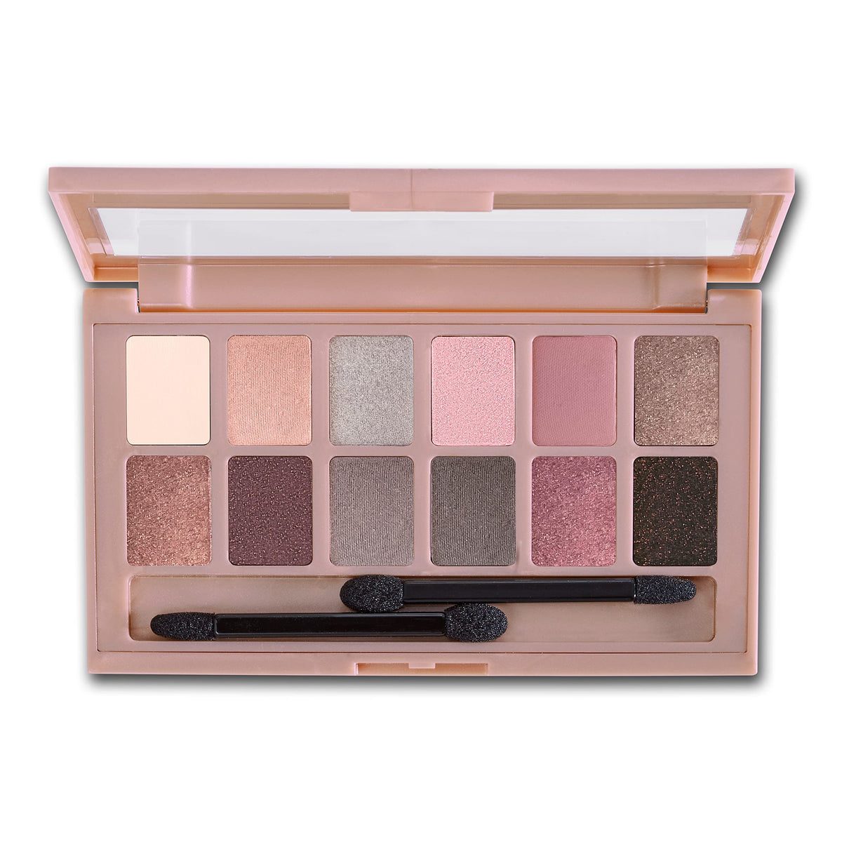 Maybelline The Blushed Nudes Eyeshadow Palette Makeup, 12 Pigmented Matte & Shimmer Shades, Blendable Powder, 1 Count Beauty & Personal Care MAYBELLINE