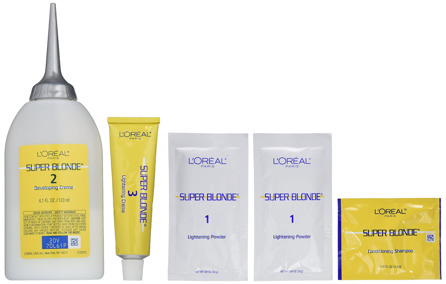 L'Oreal Paris Super Blonde Creme Lightening Kit, 200 Bleach Blonde Beauty & Personal Care L'Oreal Paris