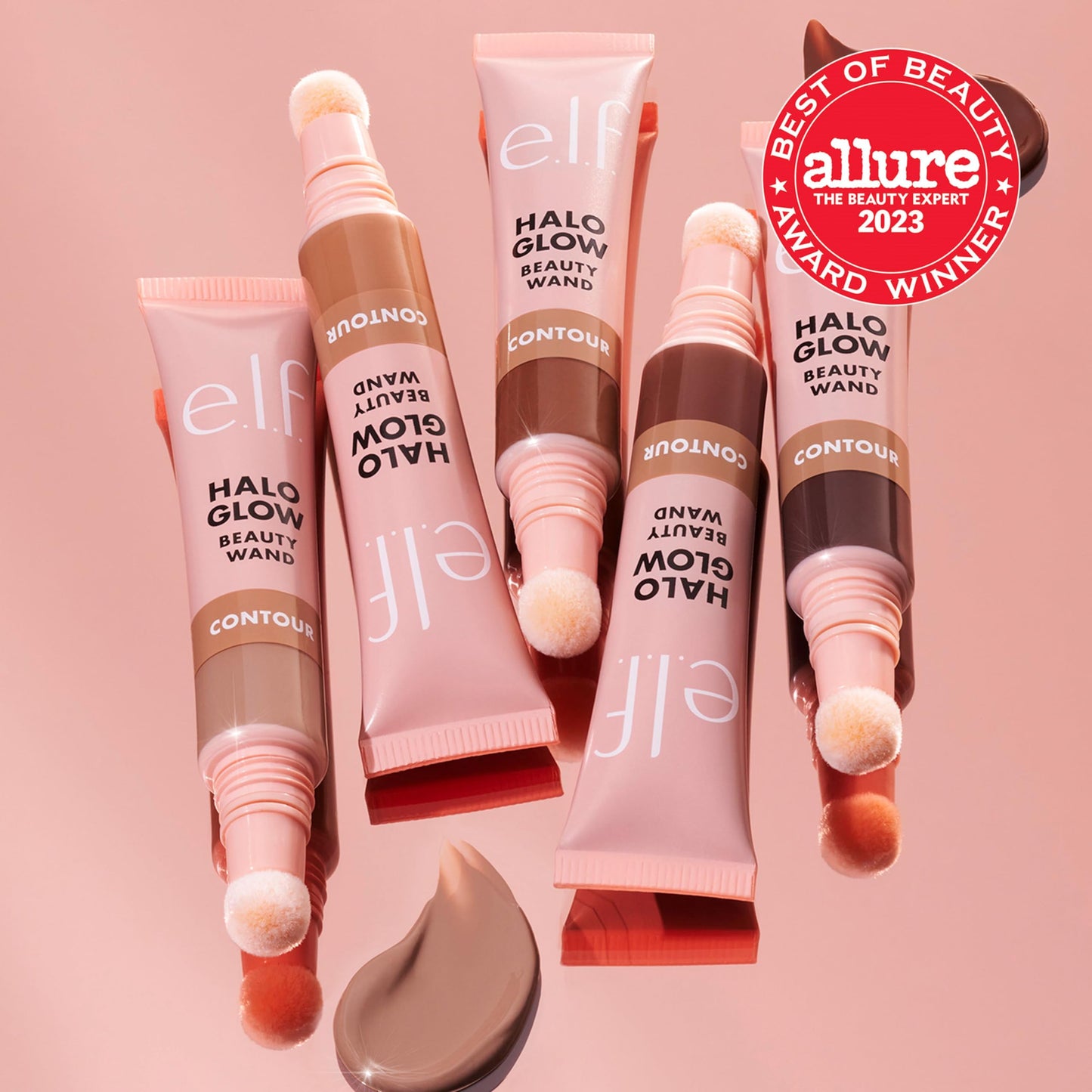 e.l.f. Halo Glow Contour Beauty Wand, Liquid Contour Wand For A Naturally Sculpted Look, Buildable Formula, Vegan , Deep/Rich Beauty & Personal Care e.l.f.