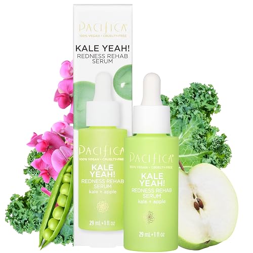 Pacifica Kale Yeah! Redness Rehab Serum - Niacinamide & Super Greens Face Serum to Calm Redness, Minimize Pores & Oil, Soothing Anti-Redness Beauty & Personal Care Pacifica