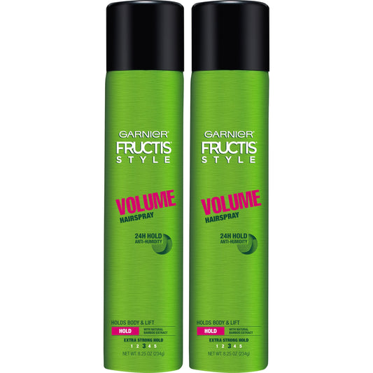 Garnier Fructis Style Volume Anti-Humidity Hairspray, 8.25 Oz, 2 Count, (Packaging May Vary) Beauty & Personal Care Garnier