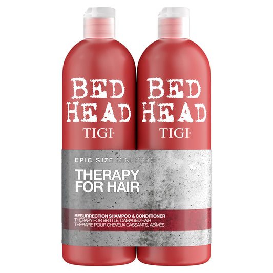 Tigi Bed Head Urban Anti+dotes Resurrection Shampoo & Conditioner Damage Level 3, 25.36 Ounce(Pack of 2) Beauty & Personal Care Bed Head
