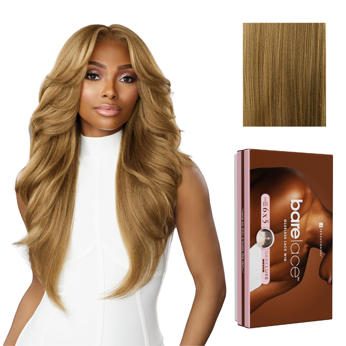 Sensationnel Bare Lace 6x5 Lacewig-Unit 3, CARAMELBLONDE
