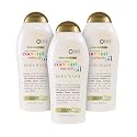 OGX Extra Creamy + Coconut Miracle Oil Ultra Moisture Body Wash, 58.5 Fl Oz, Pack of 3 Beauty & Personal Care OGX