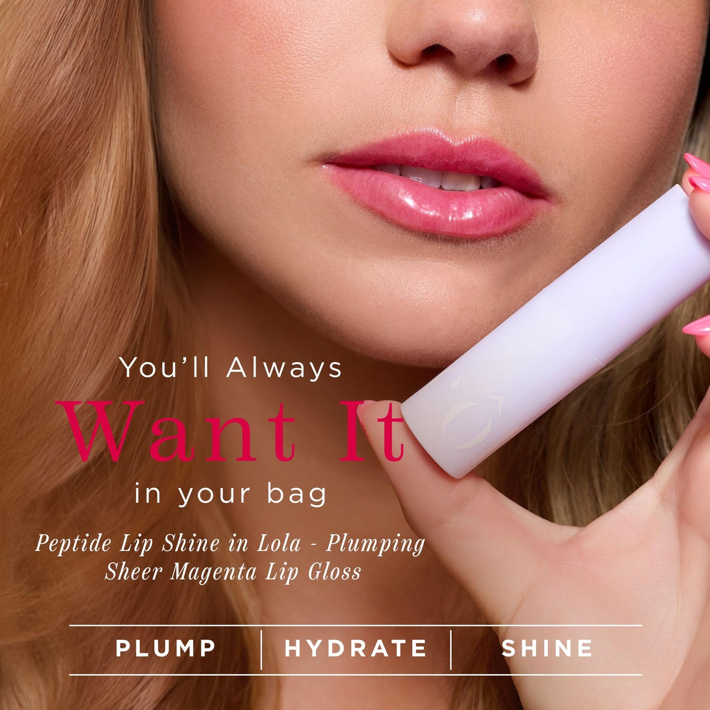 Cote Beauty's Peptide Lip Shine in Lola, Ultra Hydrating & Long-Lasting Coral Plumping Lip Gloss for Women with Hyaluronic Acid, Shea Butter & Jojoba Beauty & Personal Care Cote Shop