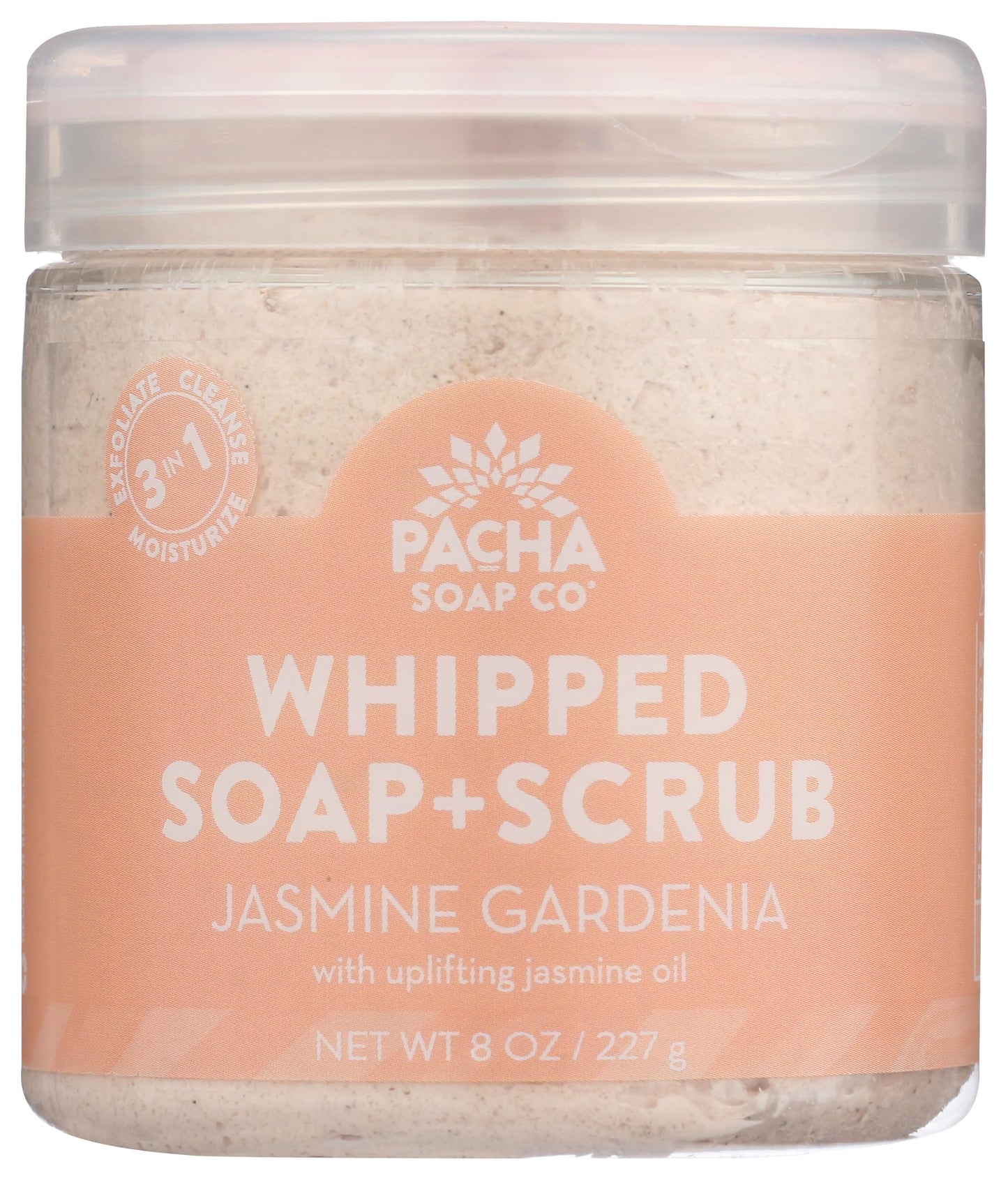 PACHA SOAP Jasmine Gardenia Whipped Soap, 8 OZ Beauty & Personal Care Pacha Soap Co