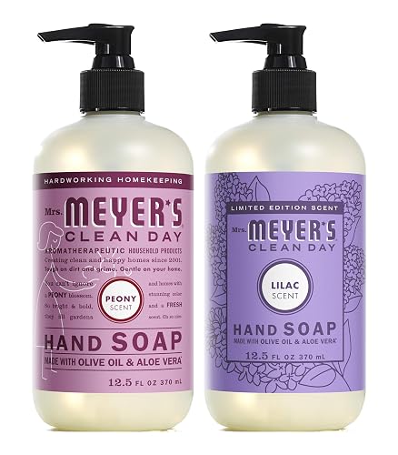 Mrs. MEYER'S CLEAN DAY Limited Edition Hand Soap Bundle (Lilac and Peony) Beauty & Personal Care Mrs. MEYER'S