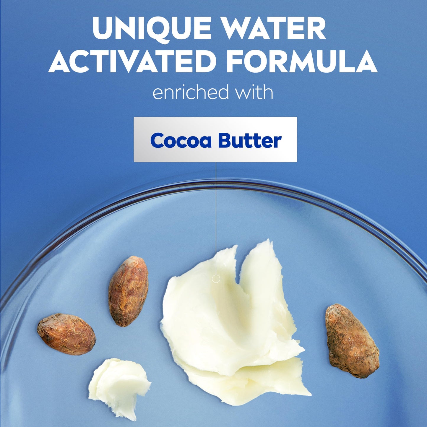 NIVEA Cocoa Butter In Shower Lotion, Water Activated In Shower Moisturizer for Dry Skin to Very Dry Skin, 13.5 FL OZ, Pack of 3 Beauty & Personal Care NIVEA