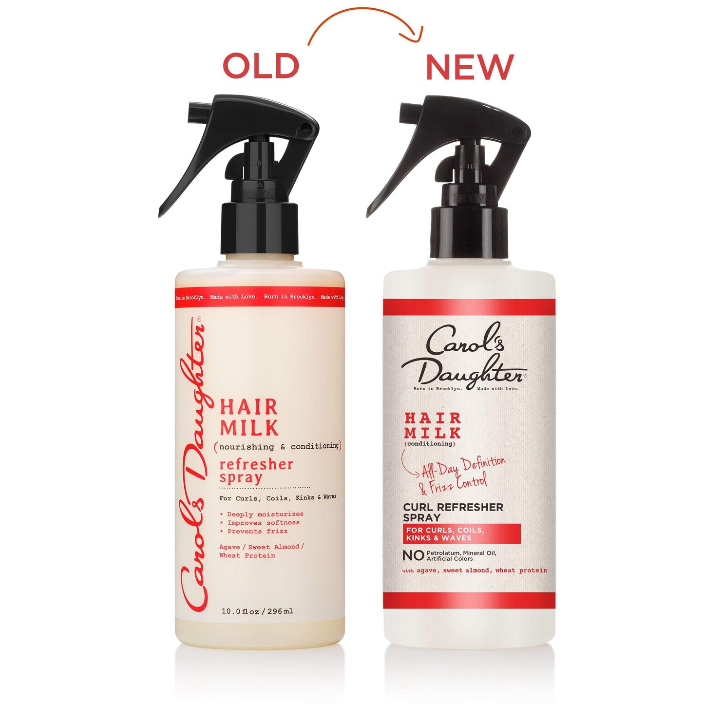 Carol's Daughter Hair Milk Curl Refresher Spray for Coils and Waves, with Agave, Sweet Almond and Wheat Protein, 10 fl oz Beauty & Personal Care Carol's Daughter