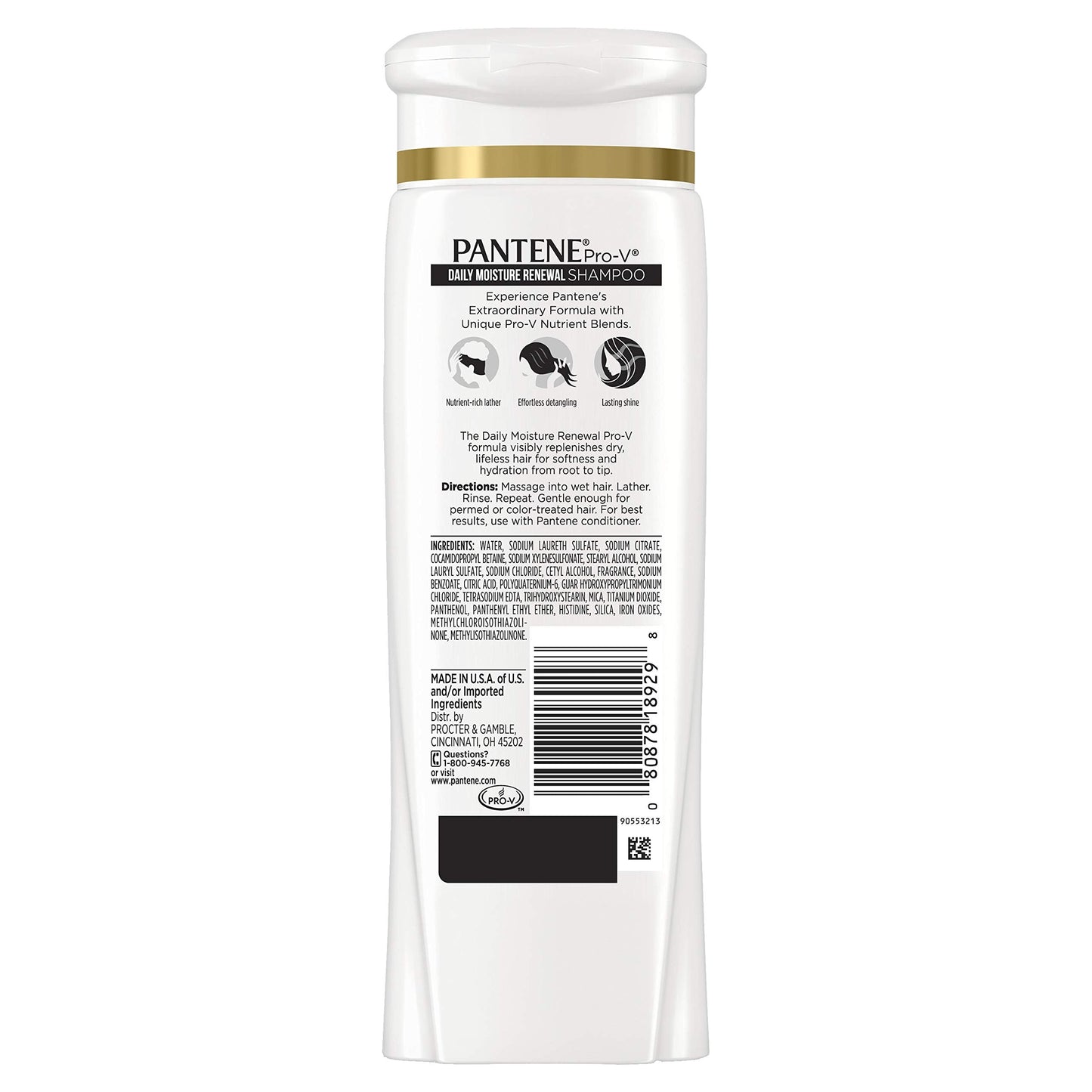 Pantene Daily Moisture Renewal Duo set, 12.6 Oz Shampoo and 12 Oz Conditioner Beauty & Personal Care Pantene